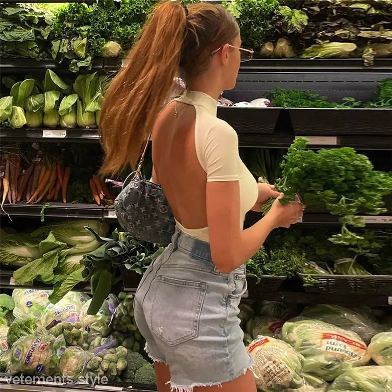 SEXY SLIM FIT T SHIRT JUMPSUIT-VETEMENTS