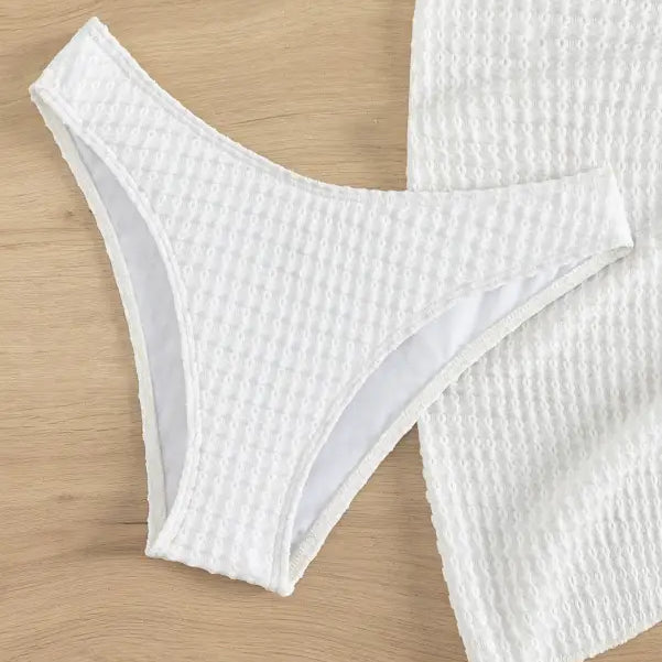 SEXY WHITE RETRO BIKINI-VETEMENTS