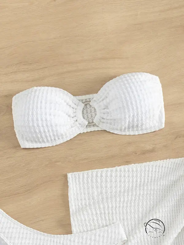 SEXY WHITE RETRO BIKINI-VETEMENTS