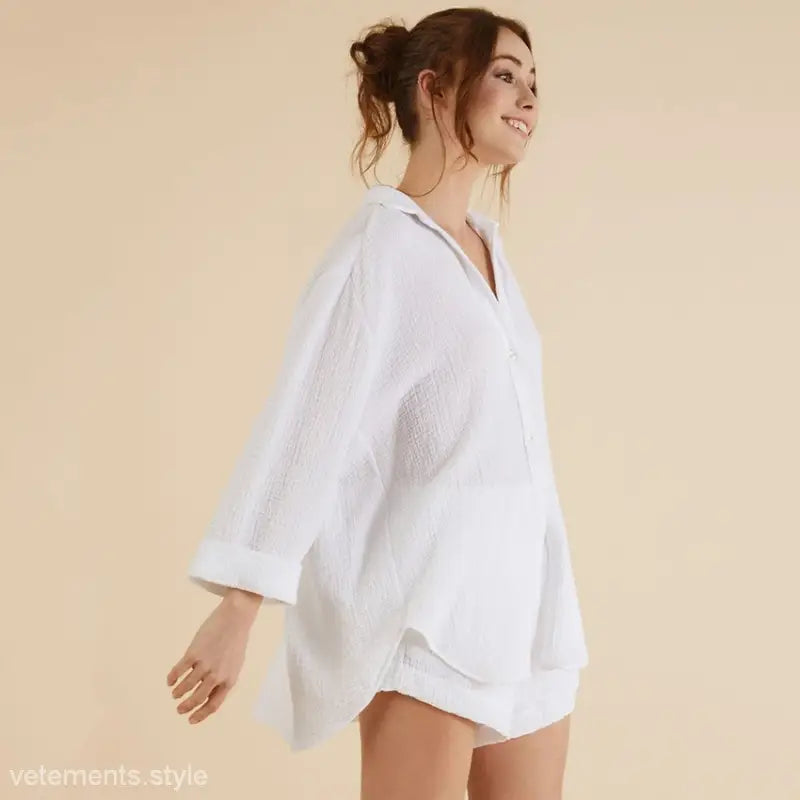 FRENCH NATURAL COTTON PAJAMAS-VETEMENTS