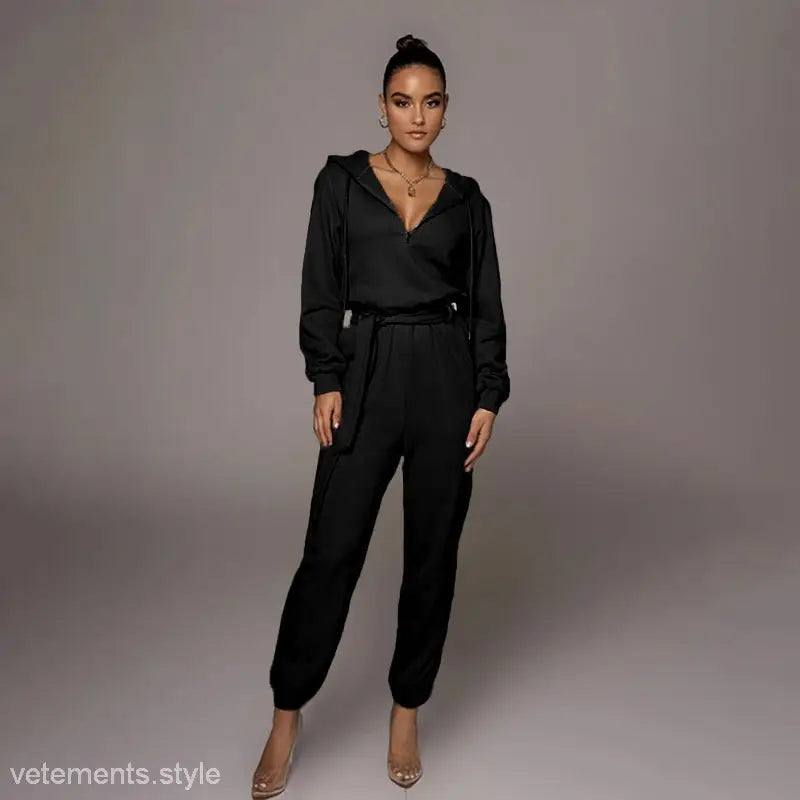 OPEN COLLAR JUMPSUIT-VETEMENTS
