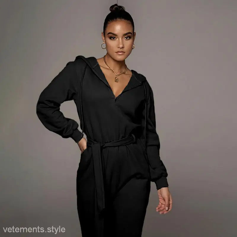 OPEN COLLAR JUMPSUIT-VETEMENTS