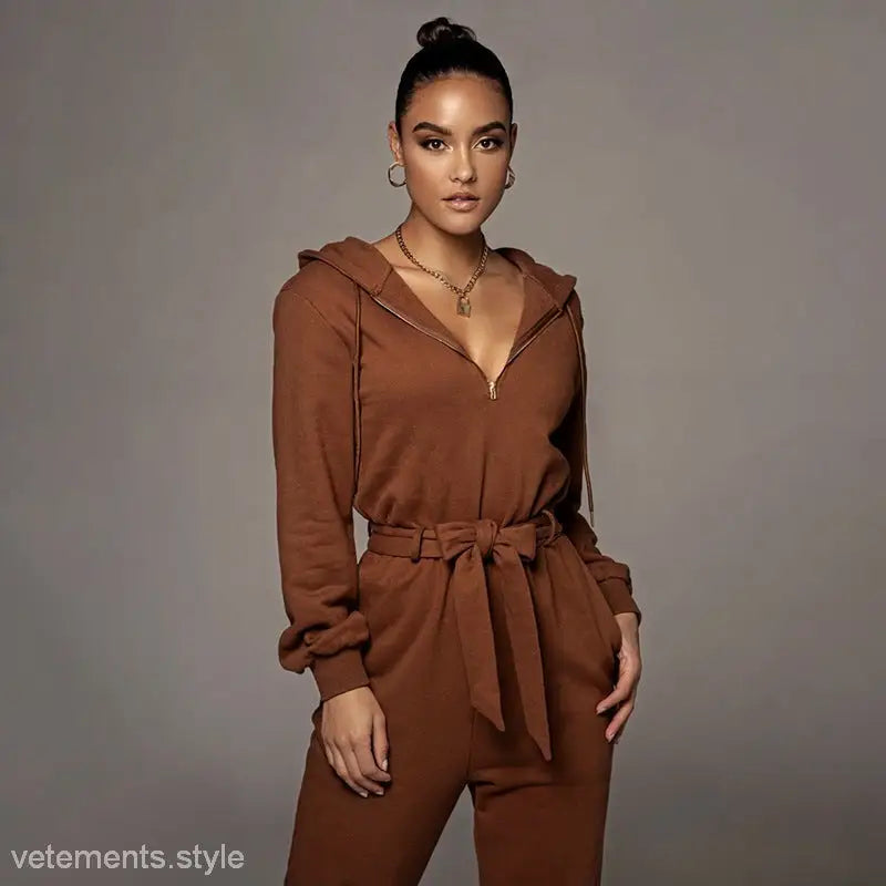 OPEN COLLAR JUMPSUIT-VETEMENTS