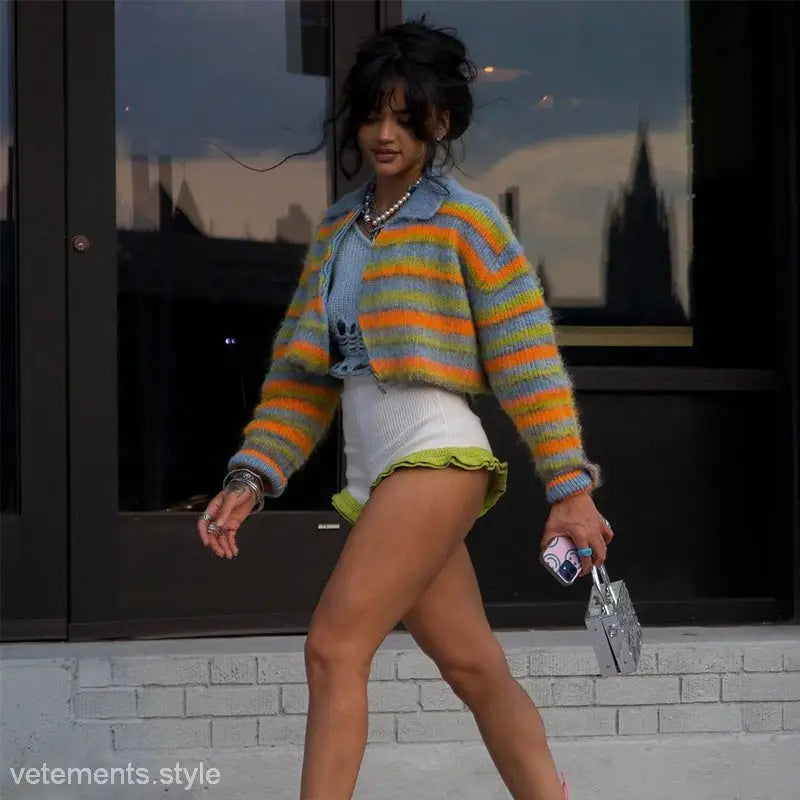 SLIM FIT KNITTED COAT-VETEMENTS