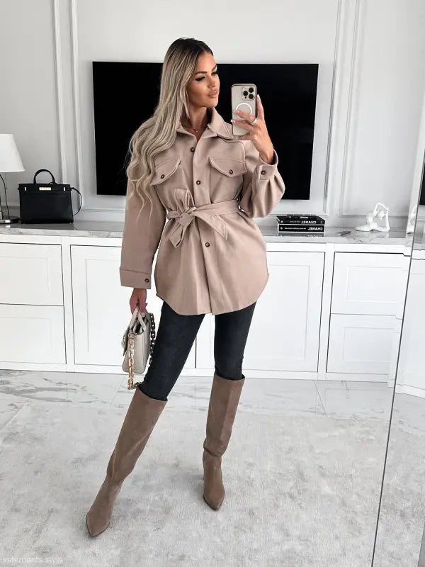 WINTER FASHION WOOLEN JACKET-VETEMENTS