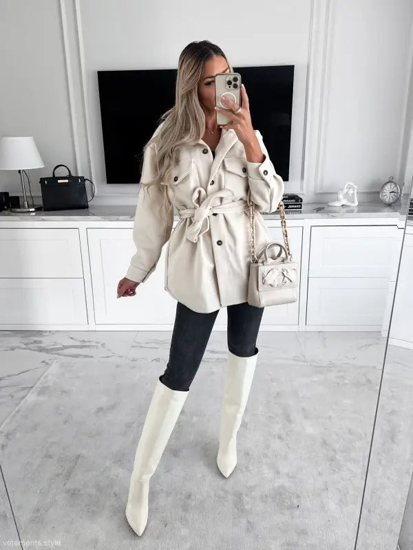 WINTER FASHION WOOLEN JACKET-VETEMENTS