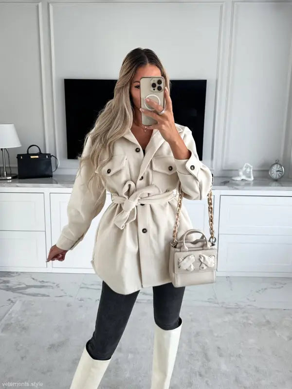 WINTER FASHION WOOLEN JACKET-VETEMENTS