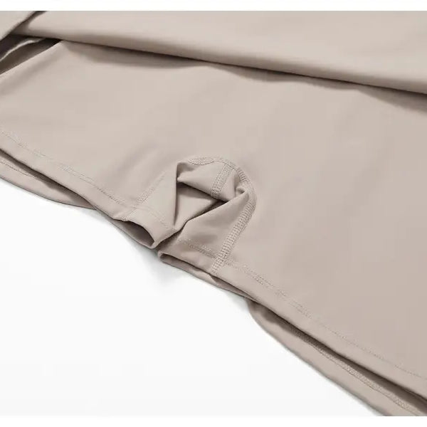 Sporty Backless Split Dress/skirt in Colored Glaze Blue and Barbie Pink