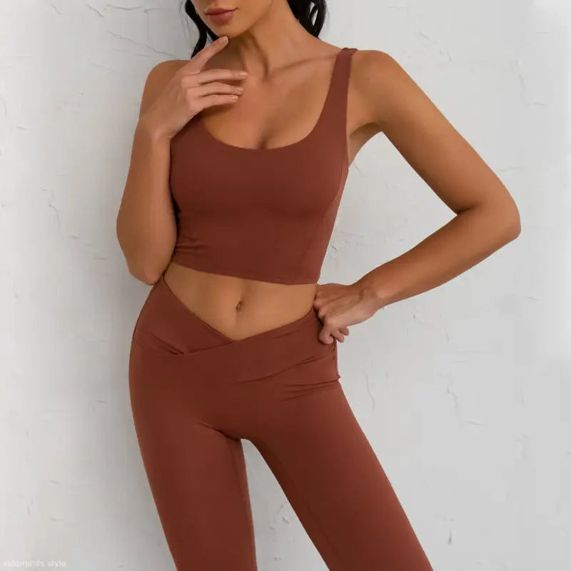 Elastic Backless Yoga Wear Bra Running Shockproof Quick Drying Workout-VETEMENTS