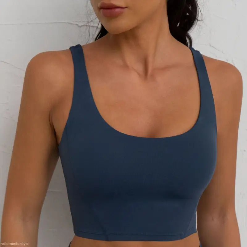 Elastic Backless Yoga Wear Bra Running Shockproof Quick Drying Workout-VETEMENTS