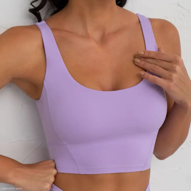 Elastic Backless Yoga Wear Bra Running Shockproof Quick Drying Workout-VETEMENTS