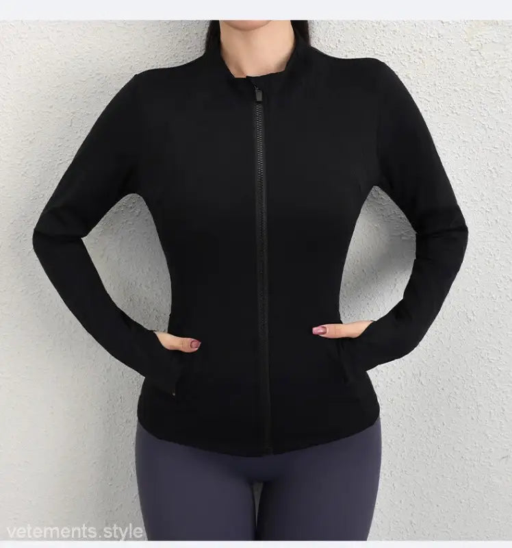 YOGA COAT THIN FIT-VETEMENTS