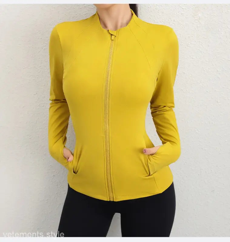 YOGA COAT THIN FIT-VETEMENTS