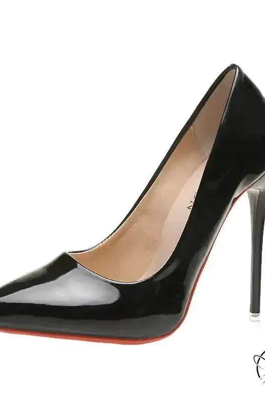 SLEEK PATENT LEATHER STILETTO HIGH HEELS-VETEMENTS