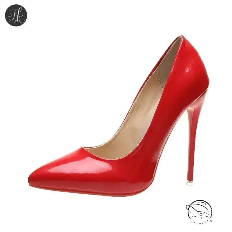 SLEEK PATENT LEATHER STILETTO HIGH HEELS-VETEMENTS