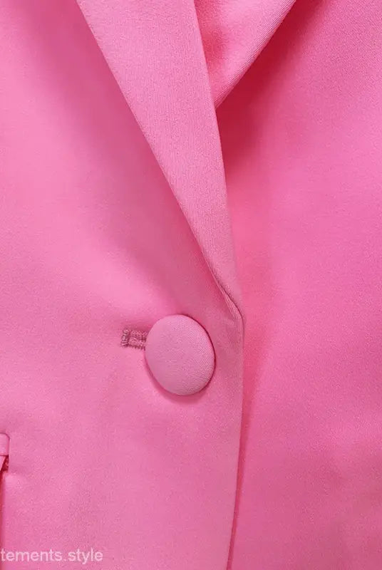 Pink blazer with button from the Star Business Suit, perfect for officewear attire