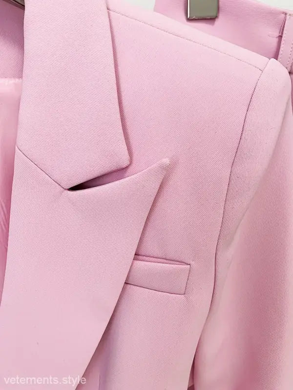 Pink blazer with lapel from the Star Business Suit, ideal for professional officewear