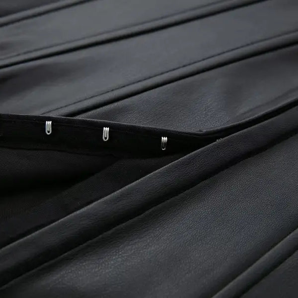 SEXY STRAPLESS LEATHER CORSET-VETEMENTS