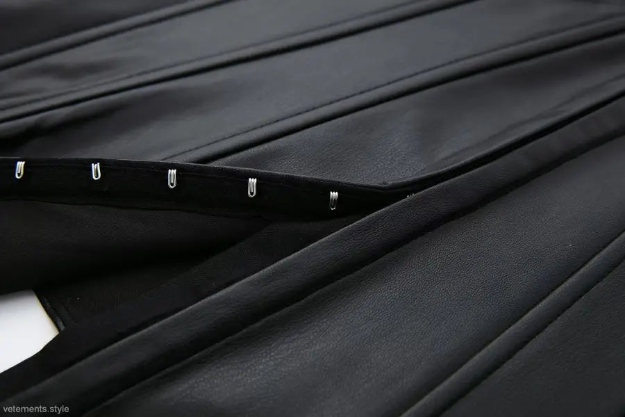 SEXY STRAPLESS LEATHER CORSET-VETEMENTS