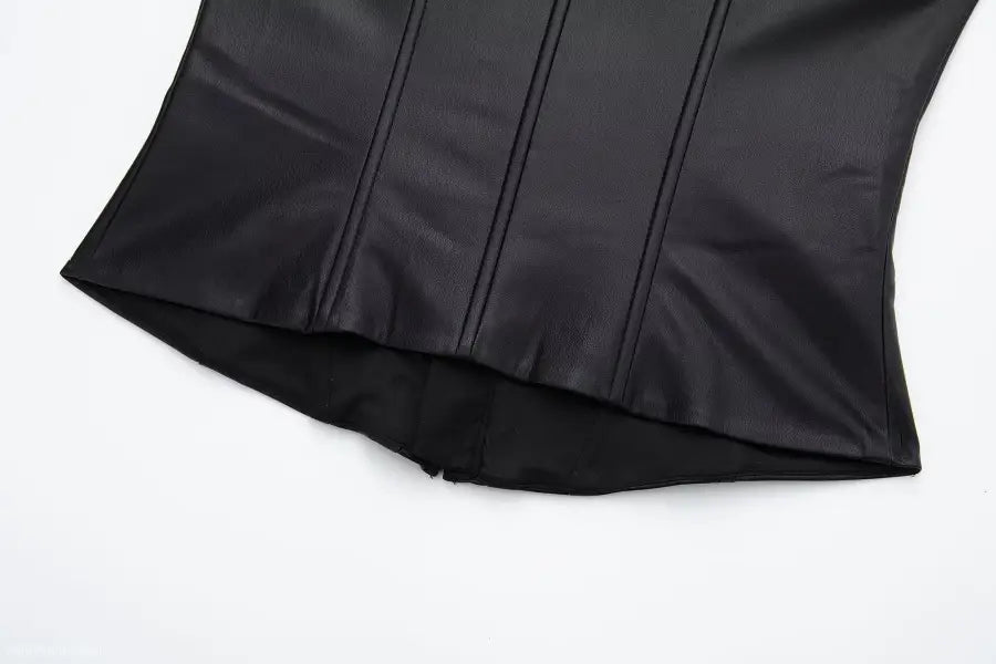 SEXY STRAPLESS LEATHER CORSET-VETEMENTS