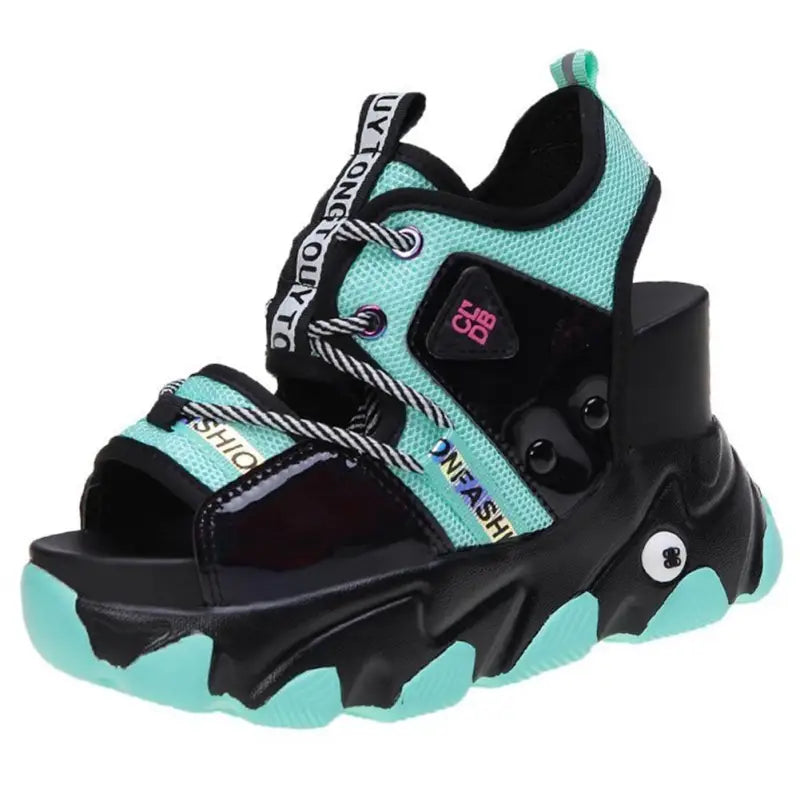 STYLISH LACE-UP BUCKLE PUNK SANDALS-VETEMENTS