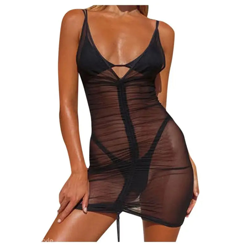 Swimwear Cover Mini Dress-VETEMENTS