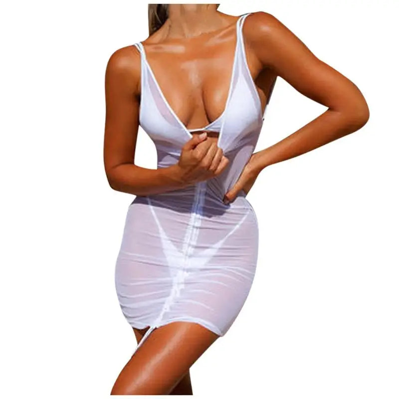 Swimwear Cover Mini Dress-VETEMENTS