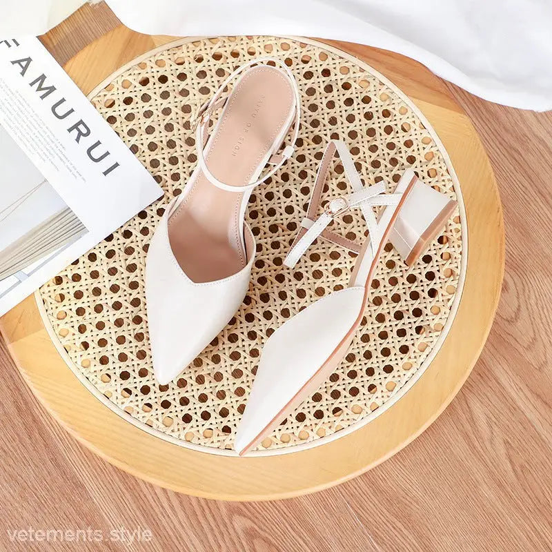 STYLISH SANDALS WITH THICK HEELS-VETEMENTS