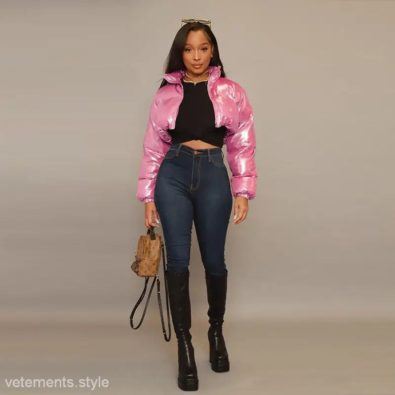 SEXY SHORT COTTON JACKET-VETEMENTS