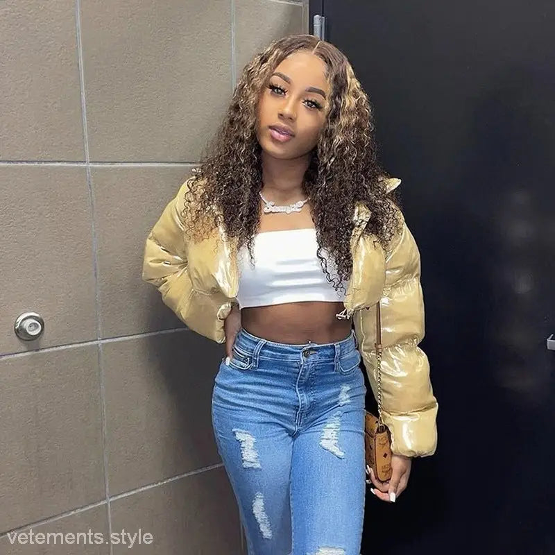 SEXY SHORT COTTON JACKET-VETEMENTS