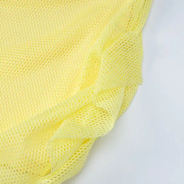 Summer Mesh Set: Halter Top and Crop Skirt Ensemble