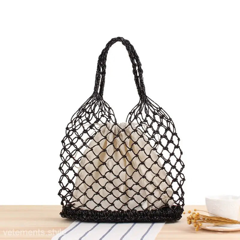 CROCHETING WOVEN BAG-VETEMENTS