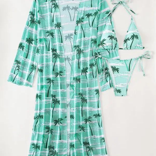 THREE PIECE LONG SLEEVE SWIMSUIT-VETEMENTS