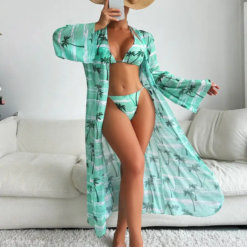 THREE PIECE LONG SLEEVE SWIMSUIT-VETEMENTS