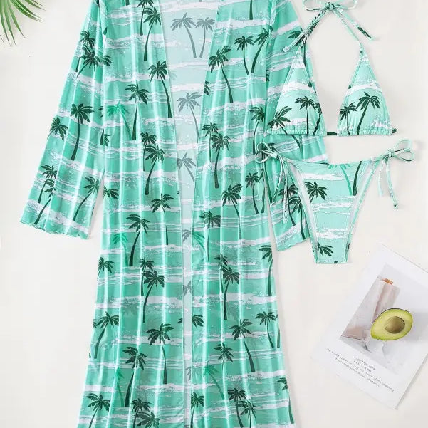 THREE PIECE LONG SLEEVE SWIMSUIT-VETEMENTS