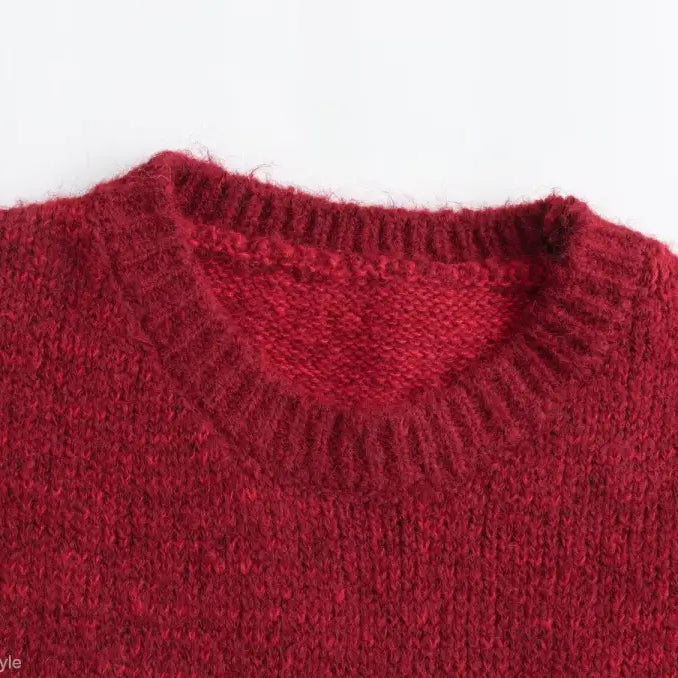 CHRISTMAS TREE ATMOSPHERE ROUND NECK PULLOVER-VETEMENTS