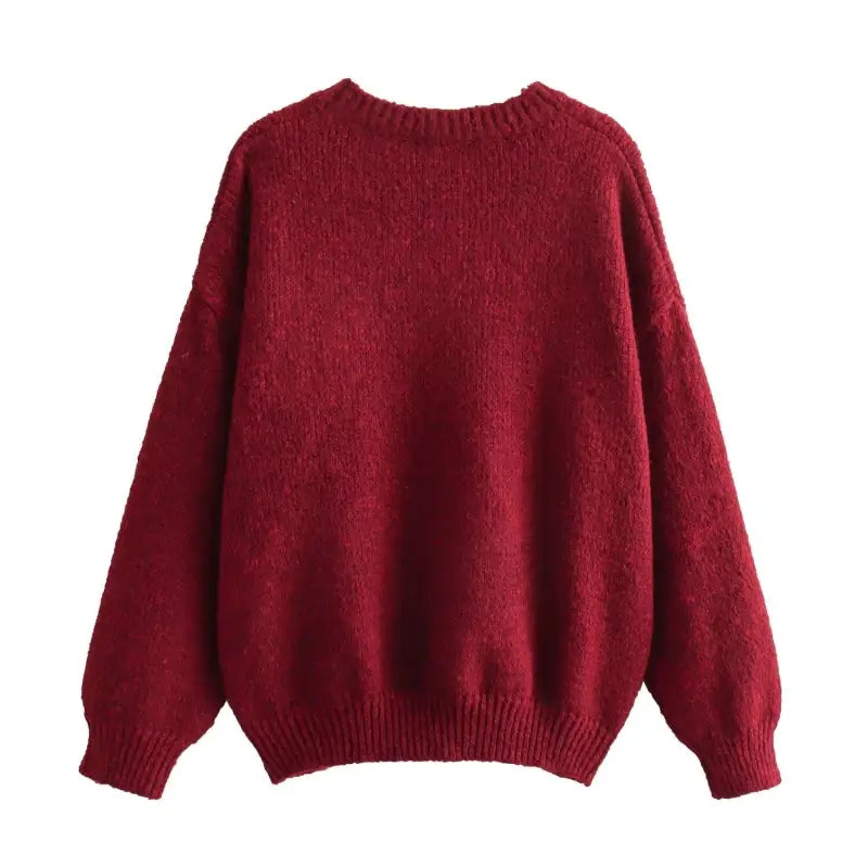 CHRISTMAS TREE ATMOSPHERE ROUND NECK PULLOVER-VETEMENTS
