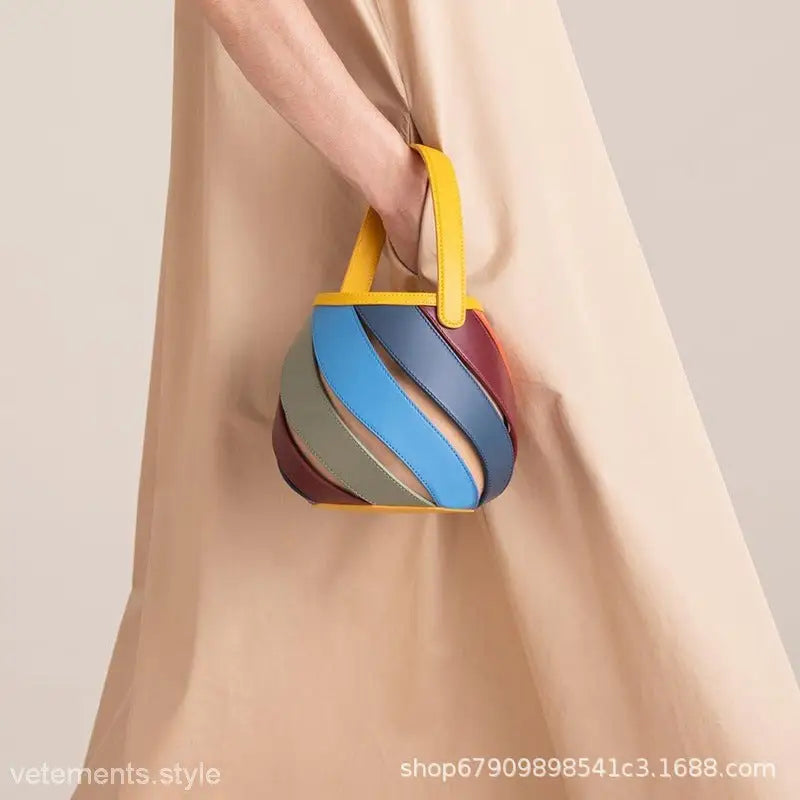 STYLISH CYLINDRICAL SHOULDER BAG-VETEMENTS