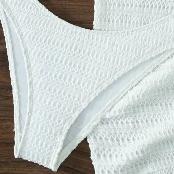 WHITE HALTER SEXY BIKINI SWIMSUIT-VETEMENTS