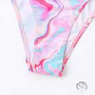 Swimsuit Lace Printing Bikini Beach Three Piece Women