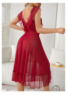 Elegantpolka Dot Nightdress