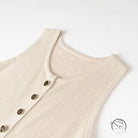 Summer Elegance Sleeveless Round Neck Slim Knit Dress