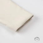 Elegant langry fashion cream cotton scarf with metal buckle coat