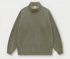 Olive green zip-up Winter Heavy Retro Jacket, ideal for fashion and ملابس enthusiasts