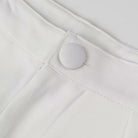 Elegant langry white button-down shirt for fashion ملابس