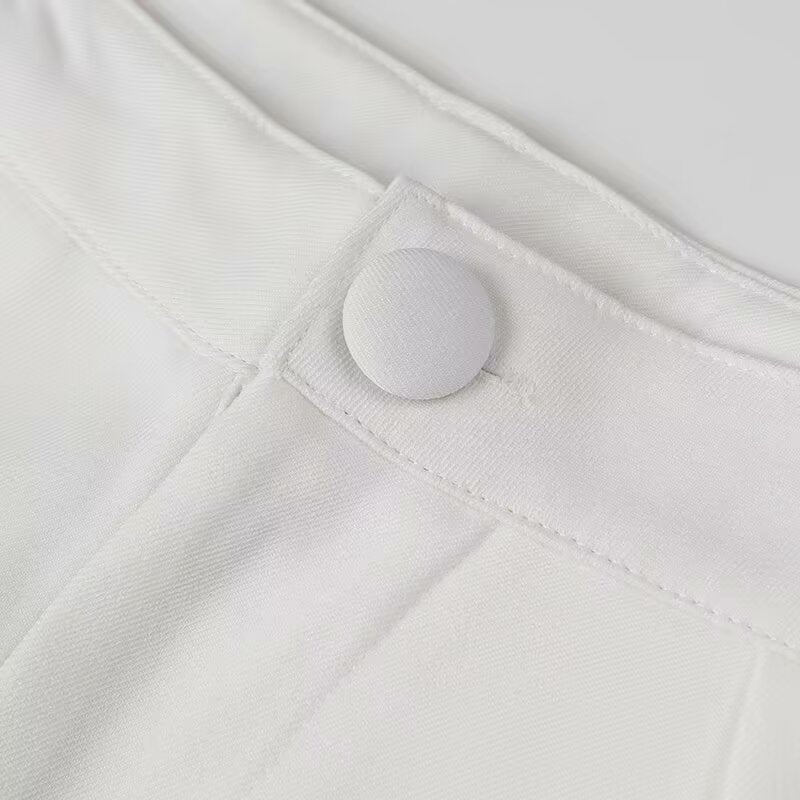 Elegant langry white button-down shirt for fashion ملابس