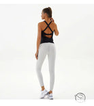 Woman in yoga breathable Langry fashion athletic top