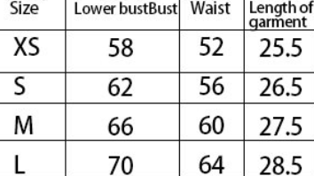 Cute Push Up Corset