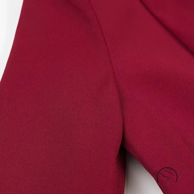 Langry fashion red textured tie with sheen for cute tuxedo blazer outfit