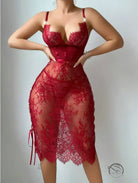Gorgeous Red Sheath Lingerie
